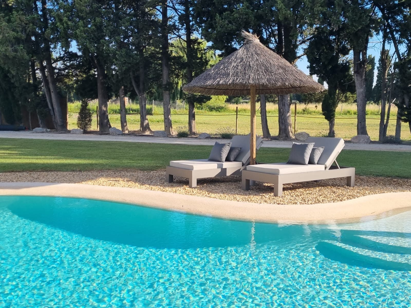 Piscine mai 20249 - Mas Paloma – Gîtes & chambres d’hôtes en Provence à Rognonas