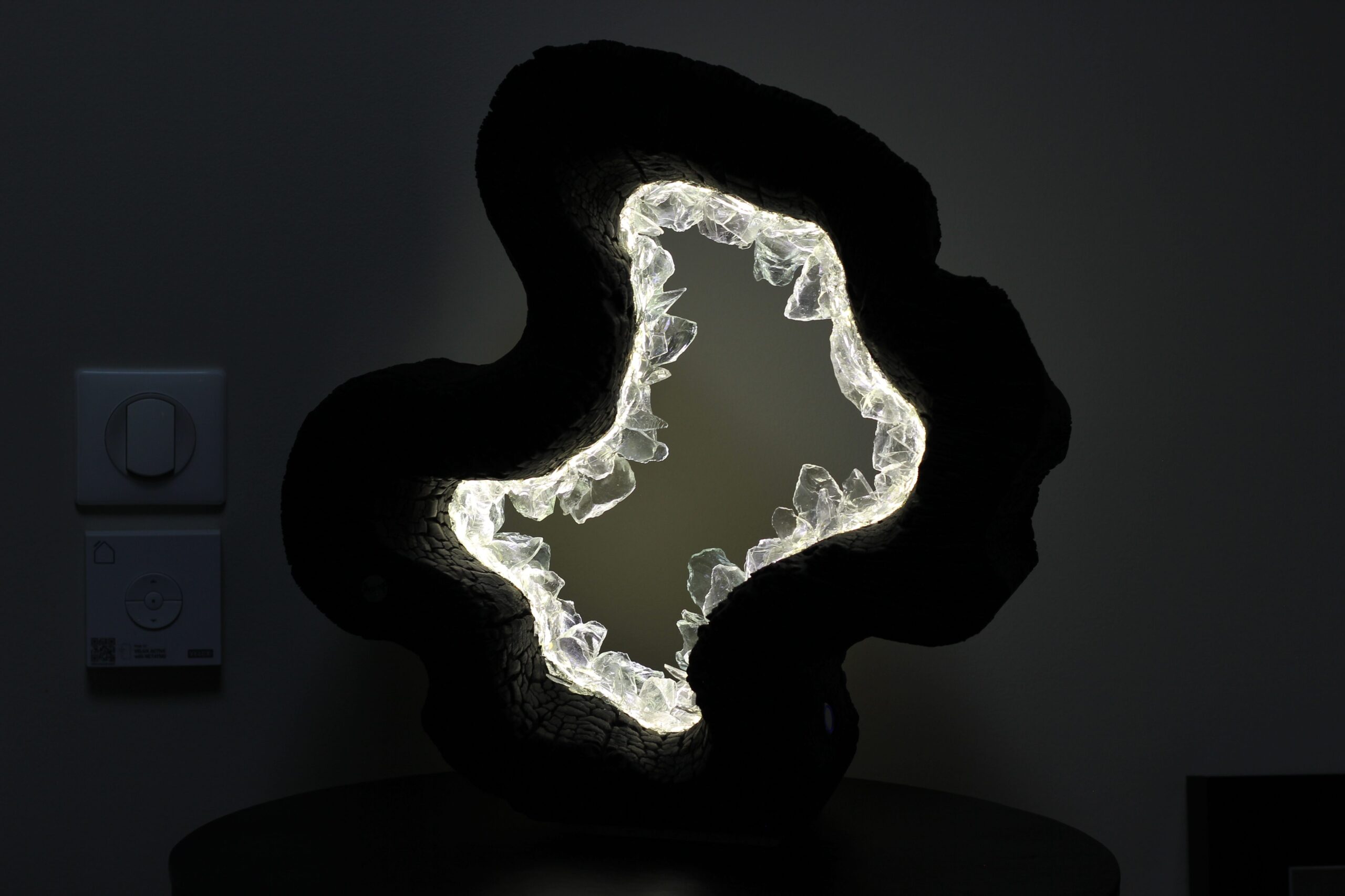 Ring 40 cm black par Arango - Oeuvres et Mobiliers d’Art - Mas Paloma